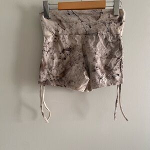 Brown Tie Dye Shorts